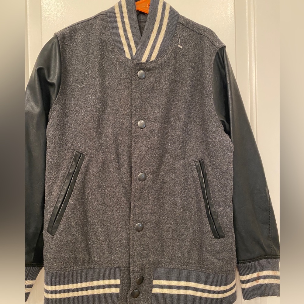 Gap Wool/Leather Varsity Jacket